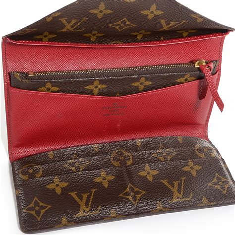 louis vuitton wallet red lining|Louis Vuitton wallet women red.